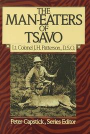 Front cover of The man-eaters of Tsavo by J. H. Patterson