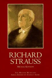 Cover of Richard Strauss by Kennedy, Michael