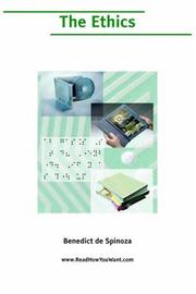 Front cover of Ethics by Benedictus de Spinoza