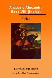 Cover of Anabasis by Arrian