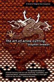 Front cover of The Art of Arrow Cutting by Stephen Dedman