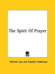 Cover of The Spirit Of Prayer by William Law