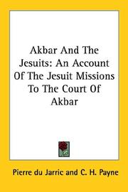 Front cover of Akbar and the Jesuits by Pierre Du Jarric