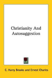 Front cover of Christianity And Autosuggestion by C. Harry Brooks