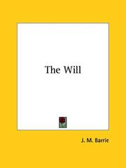 Cover of The will by J. M. Barrie