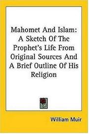 Front cover of Mahomet And Islam by William Muir
