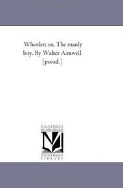 Cover of Whistler by William Simonds