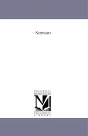Front cover of Sermons by Michigan Historical Reprint Series
