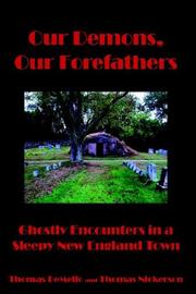 Front cover of Our Demons, Our Forefathers by Thomas DeMello 