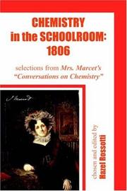 Front cover of Chemistry in the Schoolroom: 1806 by Hazel Rossotti