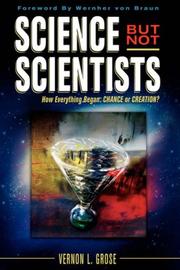 Front cover of Science But Not Scientists by Vernon, L. Grose