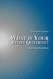 Front cover of What is your belief quotient? by Tennyson Samraj