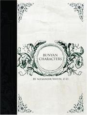 Cover of Bunyan Characters by Whyte, Alexander