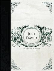 Cover of Just David by Eleanor Hodgman Porter