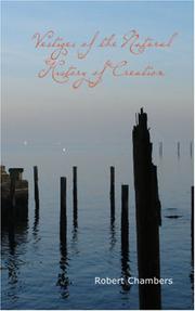 Cover of Vestiges of the Natural History of Creation by Robert Chambers