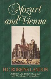 Cover of Mozart and Vienna by H. C. Robbins Landon