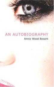 Cover of Annie Besant by Annie Wood Besant