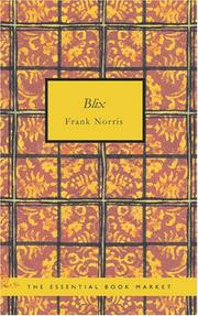 Cover of Blix by Frank Norris