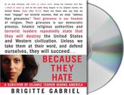 Cover of Because They Hate by Brigitte Gabriel