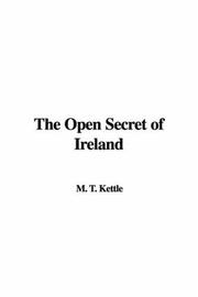 Cover of The open secret of Ireland by Tom Kettle