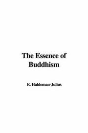 Cover of The Essence of Buddhism by E. Haldeman-Julius