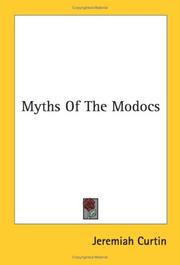Cover of Myths of the Modocs by Jeremiah Curtin