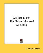 Cover of William Blake by S. Foster Damon