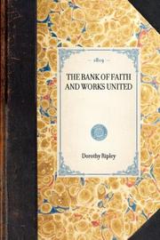 Front cover of The bank of faith and works united by Dorothy Ripley