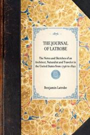 Front cover of The journal of Latrobe by Benjamin Henry Latrobe