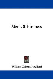 Front cover of Men of business by William Osborn Stoddard