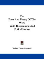 Front cover of The poets and poetry of the West by William Turner Coggeshall