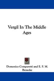 Front cover of Virgilio nel medio evo by Domenico Comparetti