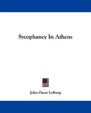 Front cover of Sycophancy in Athens by John Oscar Lofberg