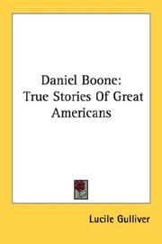 Cover of Daniel Boone by Lucile Gulliver