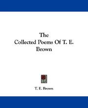 Front cover of The collected poems of T.E. Brown by T. E. Brown