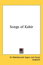 Front cover of Songs of Kabir by Unknown