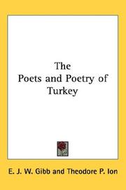Front cover of The Poets and Poetry of Turkey by Unknown