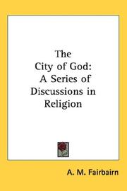 Cover of The city of God by Andrew Martin Fairbairn