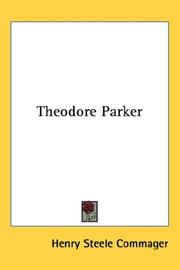 Front cover of Theodore Parker by Henry Steele Commager