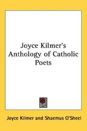 Cover of Joyce Kilmer's Anthology of Catholic Poets by Joyce Kilmer