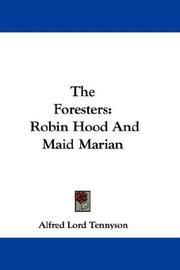 Front cover of The Foresters by Alfred Lord Tennyson