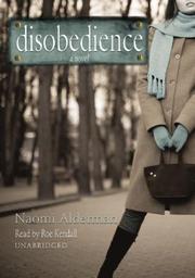 Cover of Disobedience by Naomi Alderman