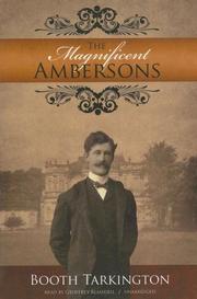 Front cover of The Magnificent Ambersons by Booth Tarkington