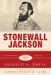 Cover of Stonewall Jackson by Donald A. Davis