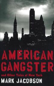 Front cover of American Gangster and Other Tales of New York by Mark Jacobson