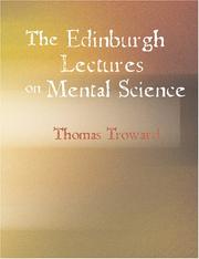Cover of The Edinburgh Lectures on Mental Science by Thomas Troward