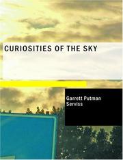 Cover of Curiosities of the Sky by Garrett Putman Serviss
