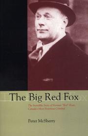Cover of The big red fox by Peter McSherry