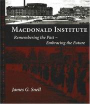 Cover of Macdonald Institute by James Snell