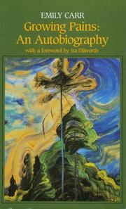 Cover of Growing pains by Emily Carr